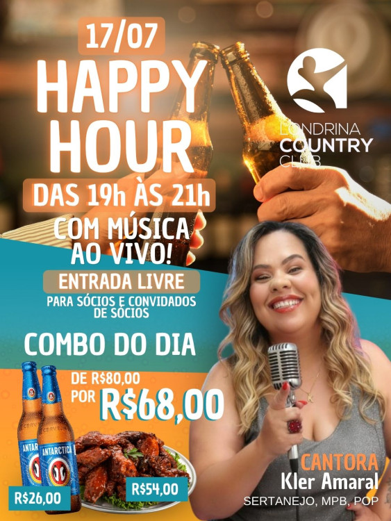 HAPPY HOUR KLER AMARAL - INSTA POST